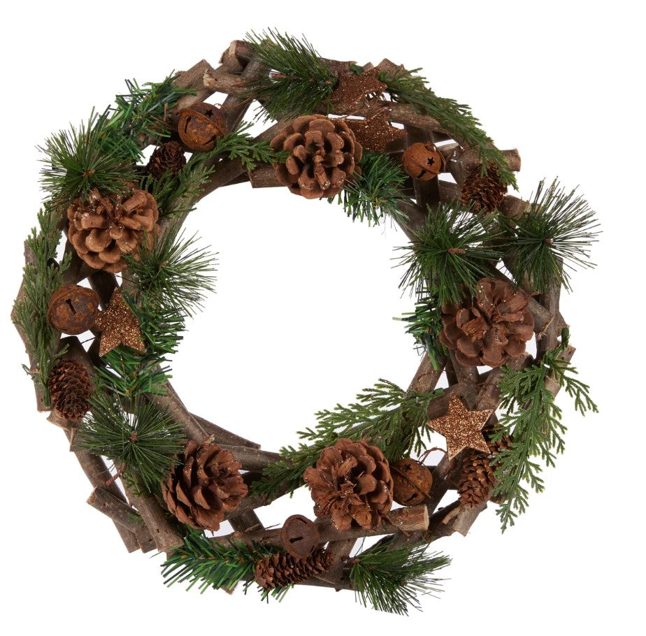 Rusty Bush Wreath image 0