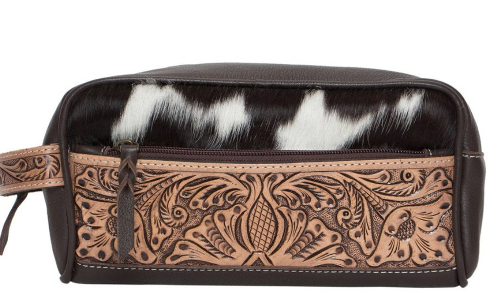 Cow Hide Toileteries Bag image 0