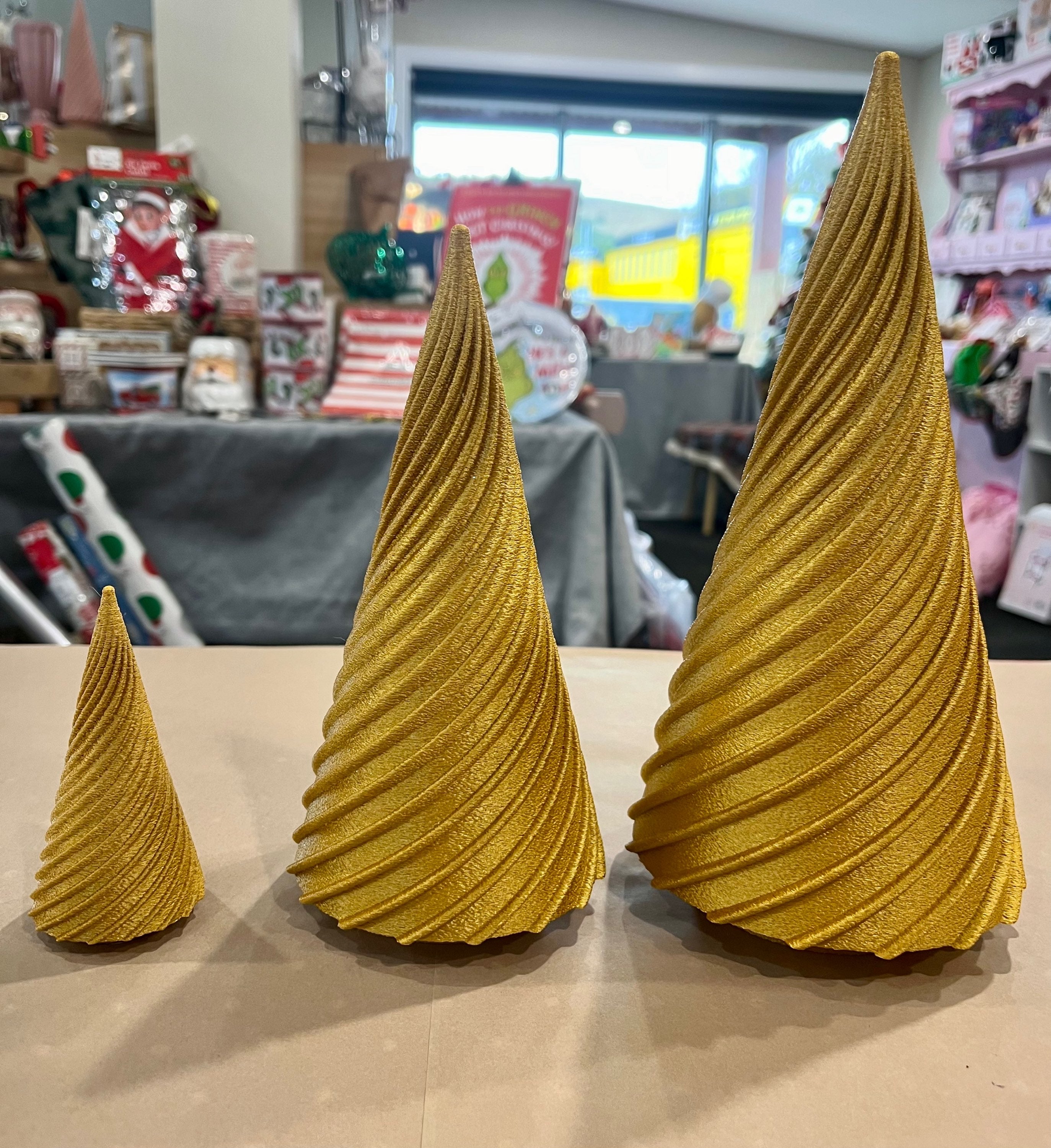 Gold Christmas Tree Medium  image 1