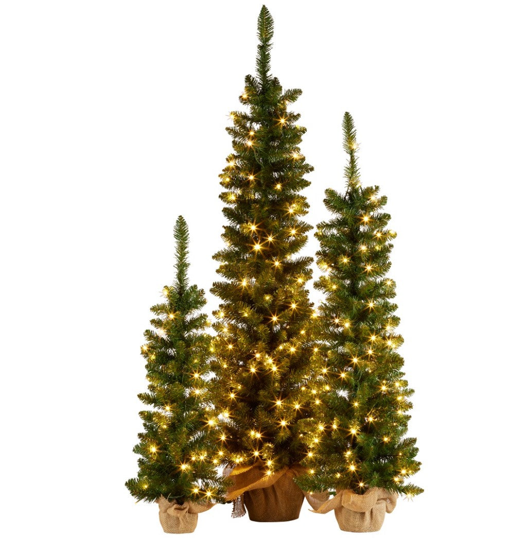 Christmas Tree in Hessian Base Small image 0