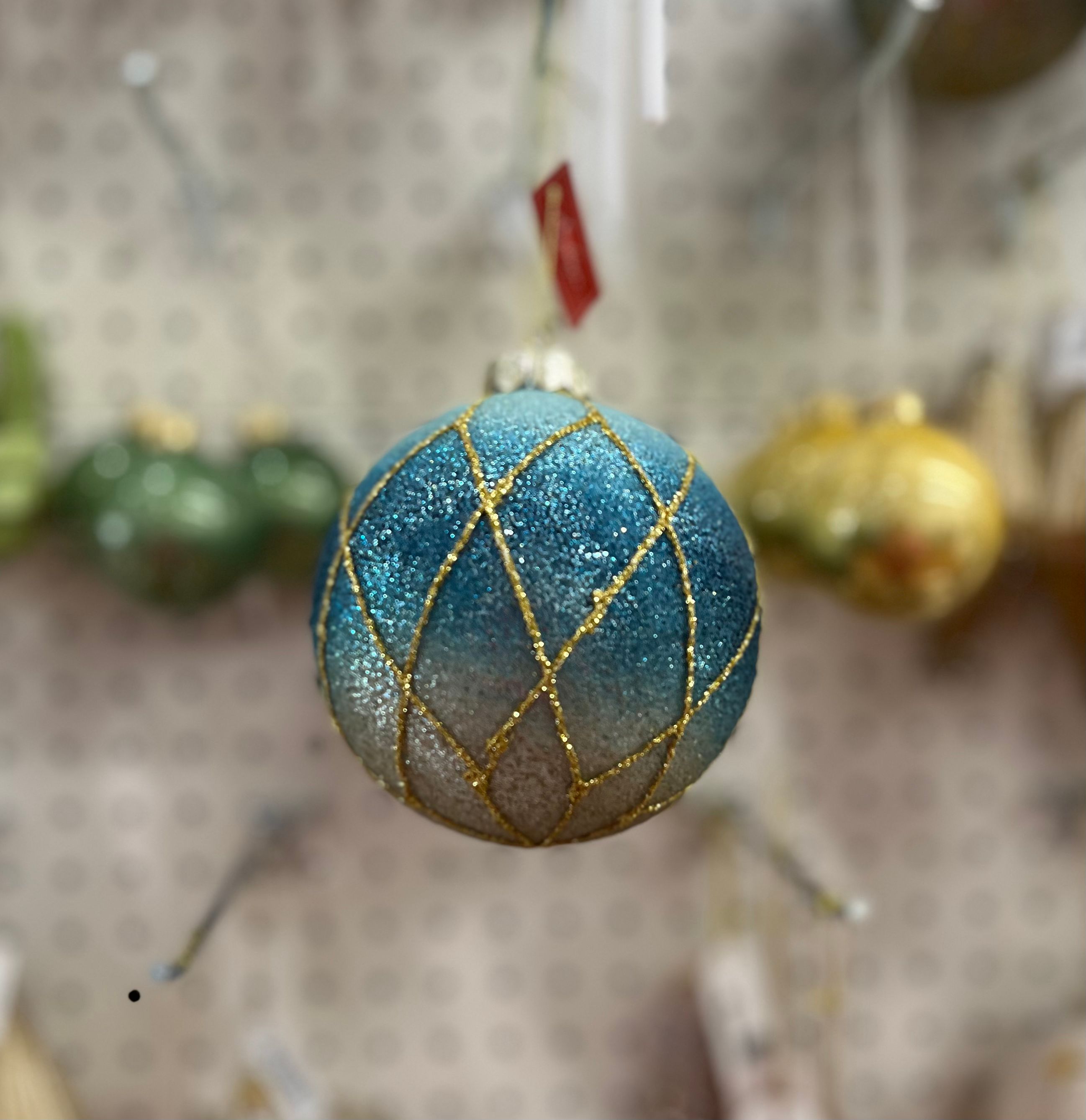 Blue & Gold bauble  image 0