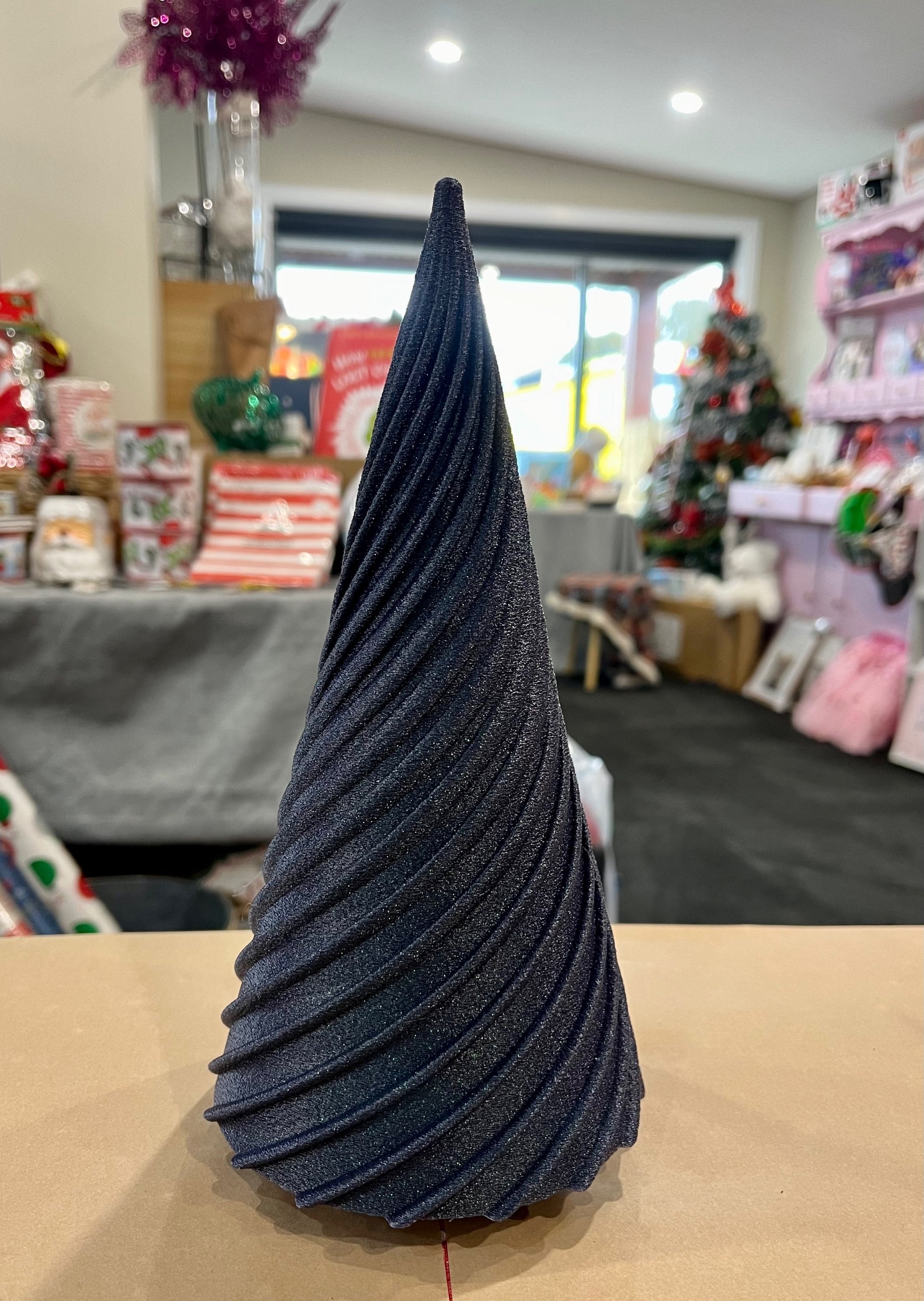 Blue Christmas Tree 3D Printed image 1