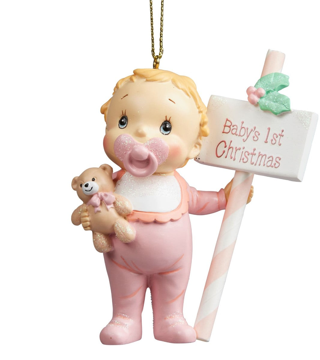 Baby's First Christmas Pink image 0