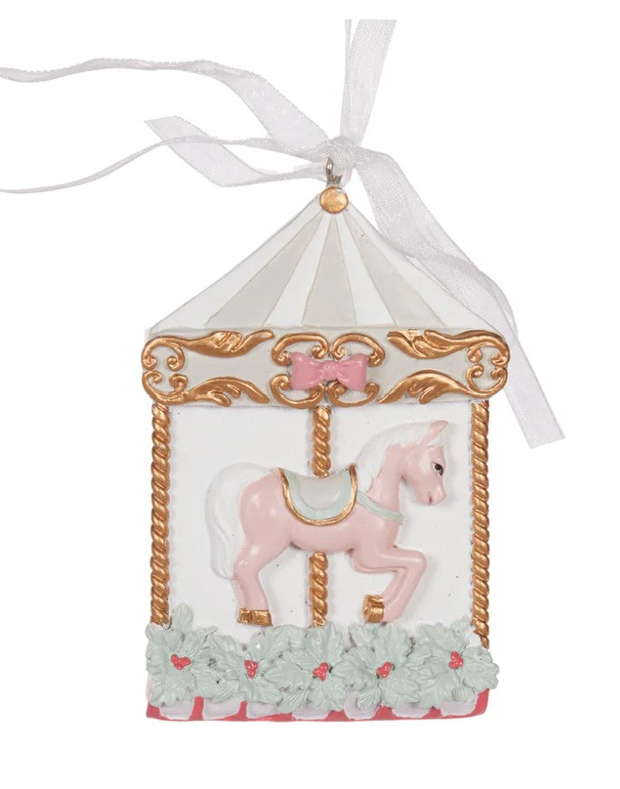 Enchanted Pink Carousel Hanging image 0