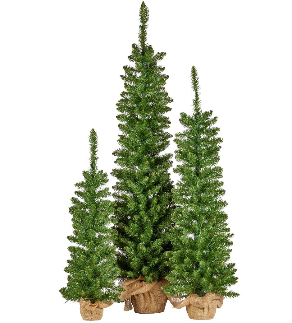 Christmas Tree in Hessian Base Large image 1