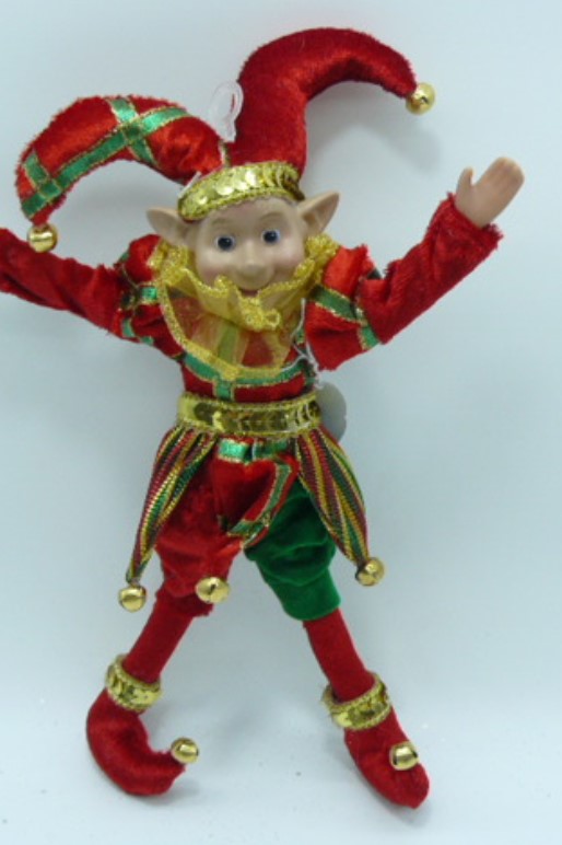 Red & Green Jester image 0