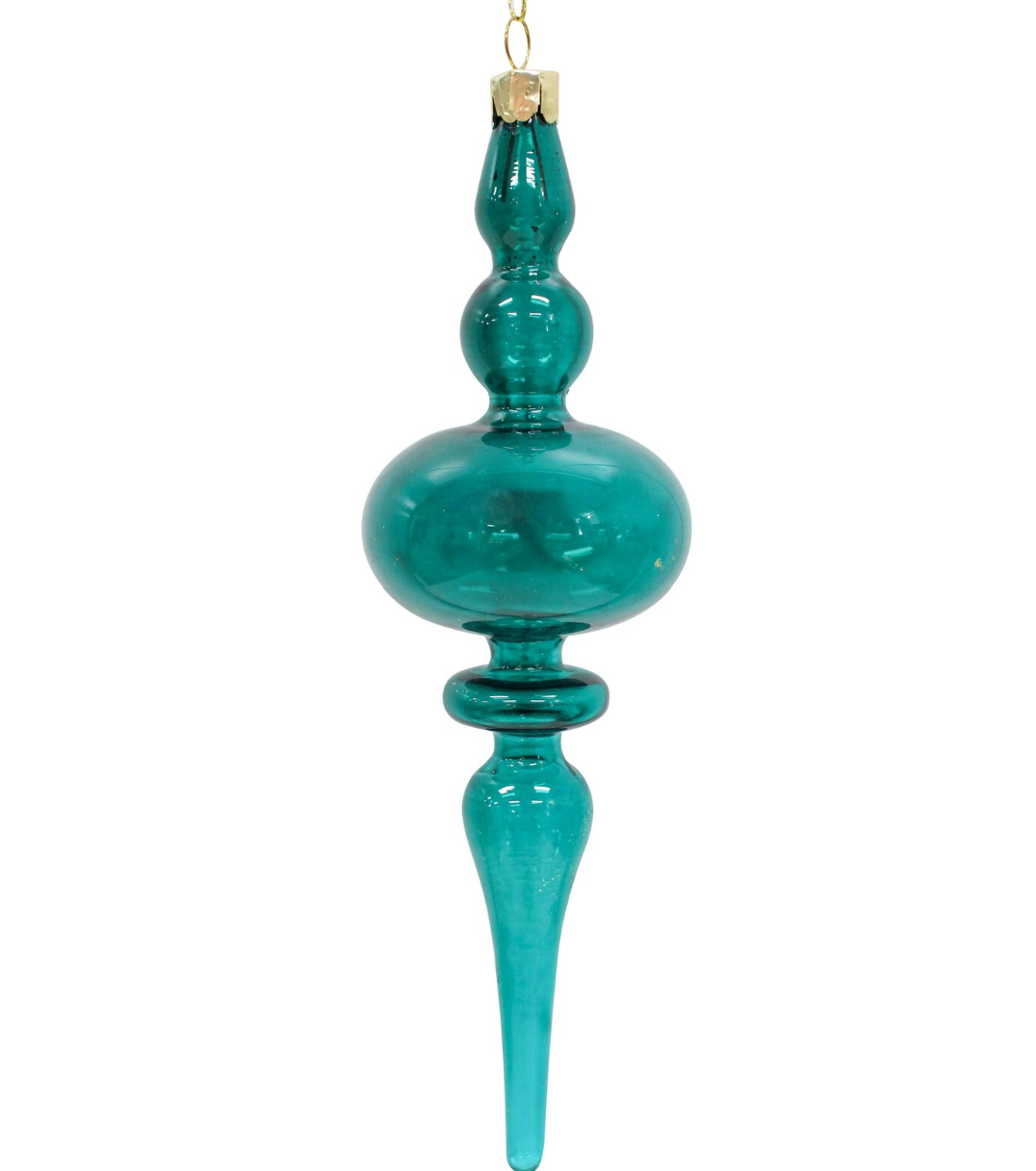 Green Hanging ornament Peacock image 0