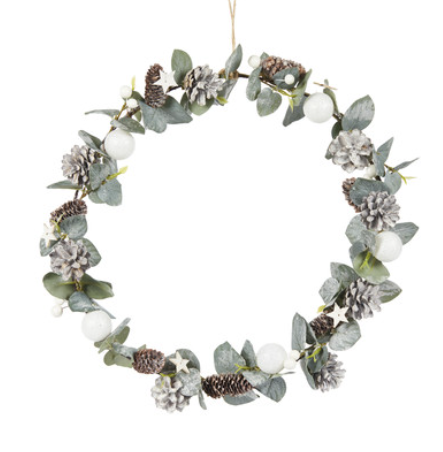 Snowy Eucalyptus Wreath image 0