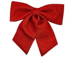Red Glitter Bow