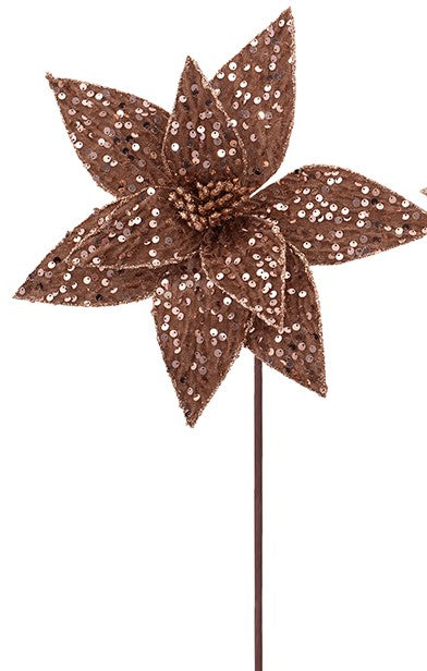 Copper Sequin Poinsettia image 0