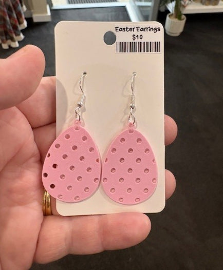 Easter Earrings Pink image 0