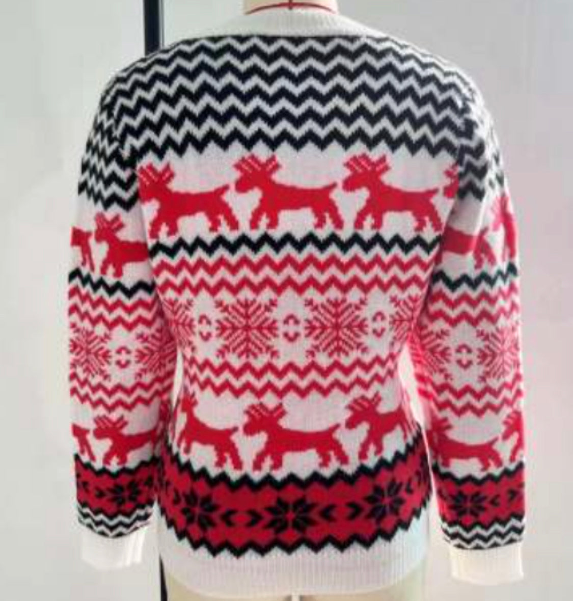 White Christmas Jumper LARGE image 3