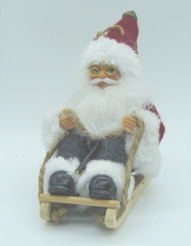 Santa on Sled image 1